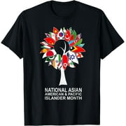 National Asian American Pacific Islander Heritage Month Tree T-Shirt