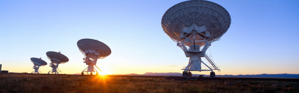 National Astronomy Observatory Socorro New Mexico Canvas Art - Panoramic Images (36 x 12)