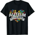 thumbnail image 1 of National Autism Awerness Month Autistic Kids Awareness Gift T-Shirt Black 4X-Large, 1 of 4
