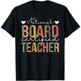 thumbnail image 1 of National Board Certified Teacher Leopard Teach Appreciation T-Shirt, 1 of 3