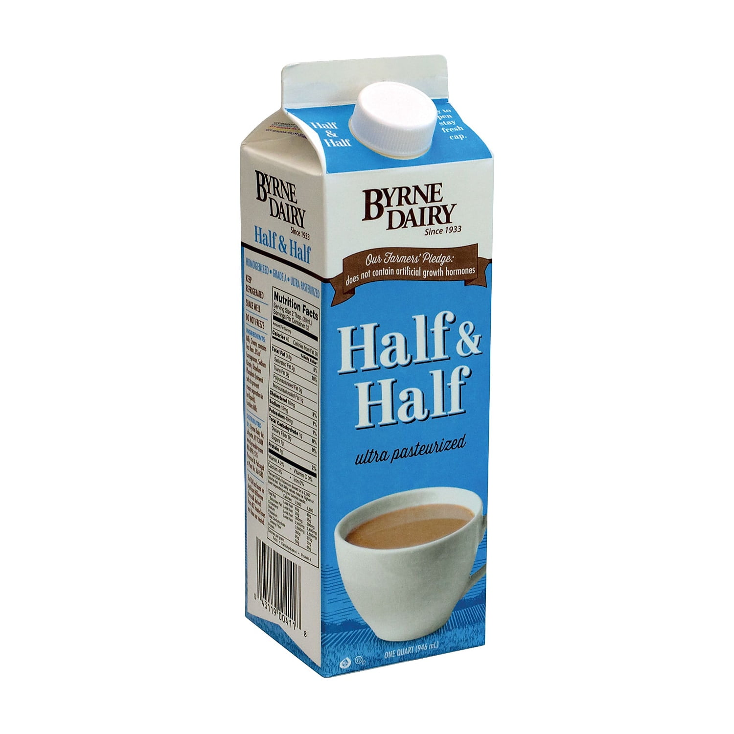 National Brand HalfAndHalf Liquid Coffee Creamer, Original Flavor, 32