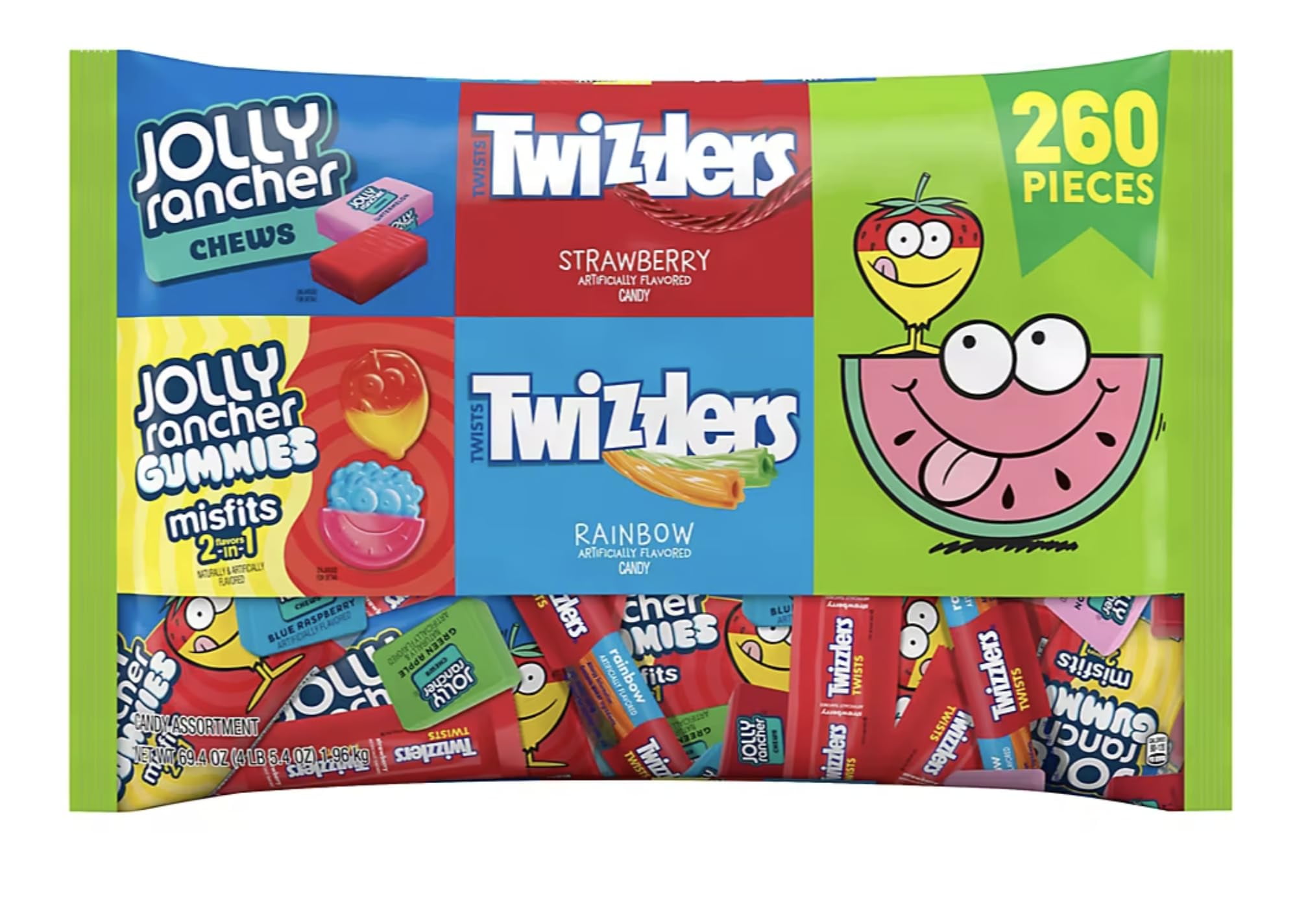 National Brand Twizzlers & Jolly Rancher Sweets Assortment Bulk Variety