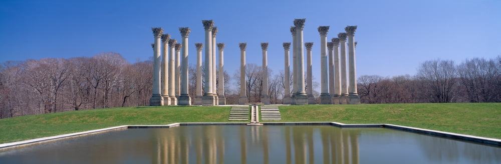 National Capitol Columns National Arboretum Washington DC Canvas Art - Panoramic Images (27 x 9)