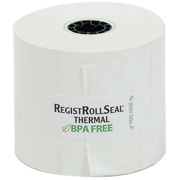 National Checking Company White 1 Ply Register Roll Tape, 2.25 inch -- 40 rolls per case
