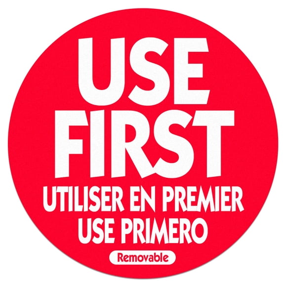 National Checking Use First 2" Removable Label