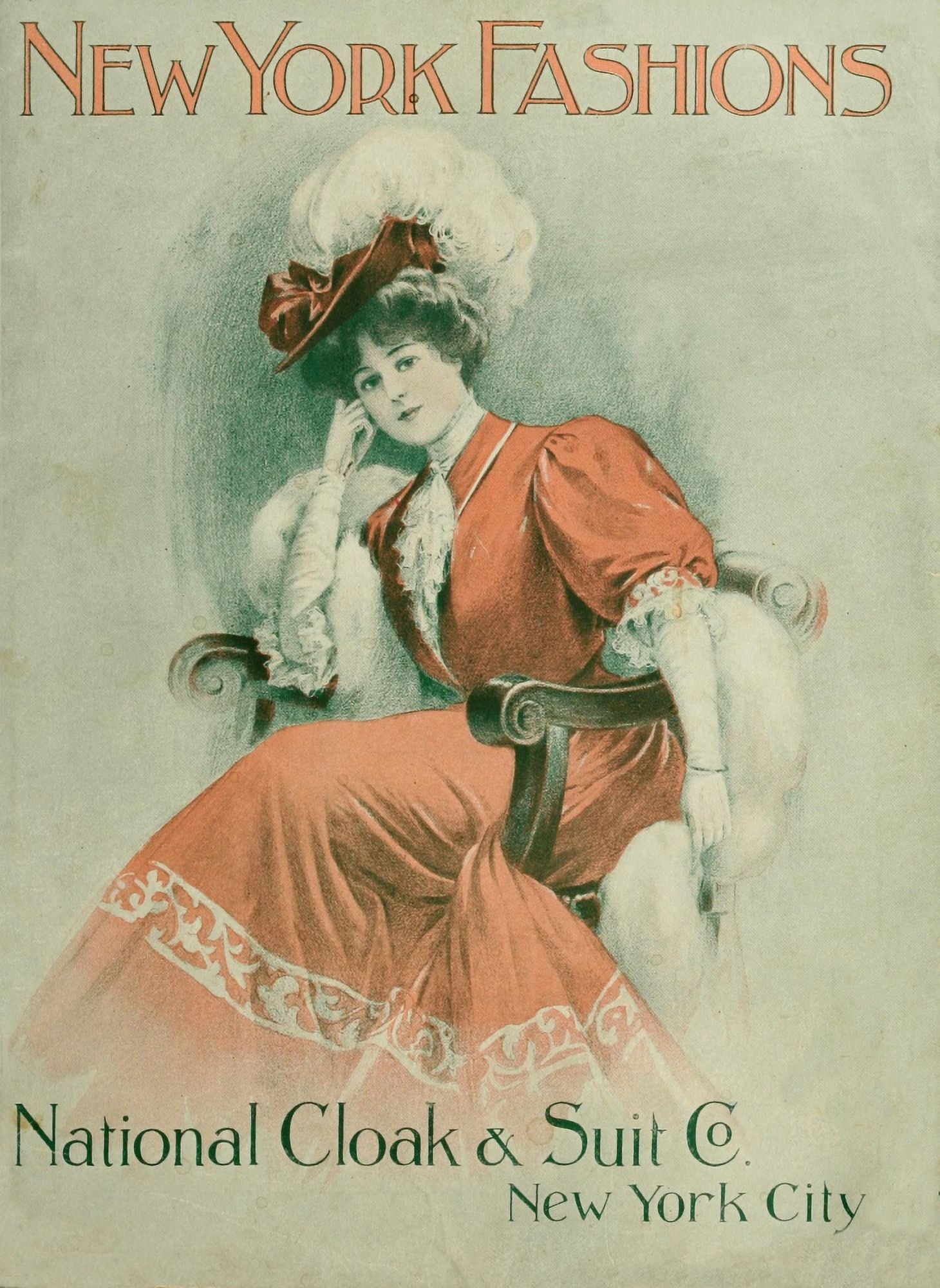 National Cloak & Suit Co Catalogue 1907 New York Fashions Canvas Art - Unknown (18 x 24)