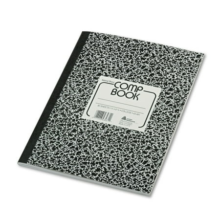 (2 pack) (2 Pack) National Composition Book, College/Margin Rule, 11 x 8 3/8, White, 80 Sheets -RED43481