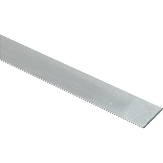 National Hardware Aluminum Flat Stock Bar - Mill Finish, 1" x 48" x 1/16"