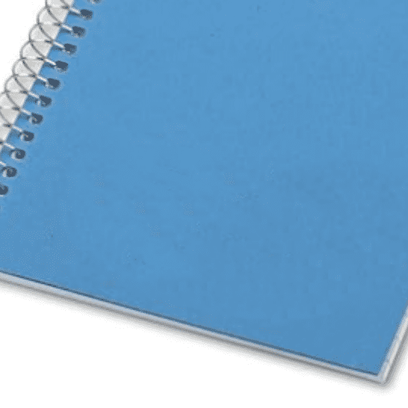 National Cover Notebook, College Ruled, Blue, 1 Subject, 7.75" x 5", 80 Sheets