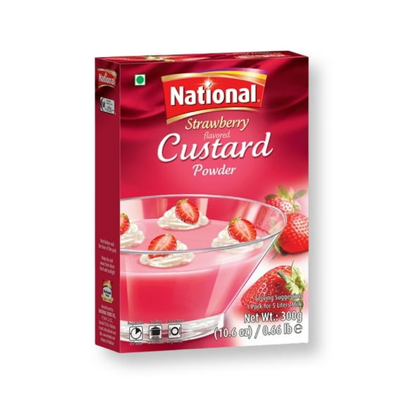 National Custard Strawberry 300g