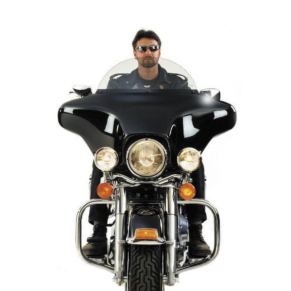National Cycle Fairing Chopped 7 in. Tinted Windshield for 1969-1985 Harley-Davidson FLH 4/5 Speed (20041)