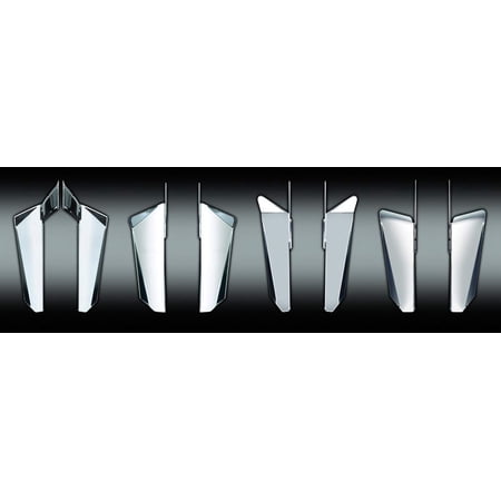 National Cycle New Switchblade Windshield Chrome Lower, 562-21230