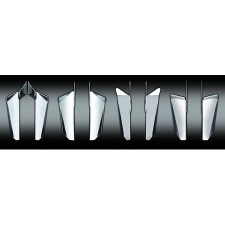 National Cycle New Switchblade Windshield Chrome Lower, 562-21231