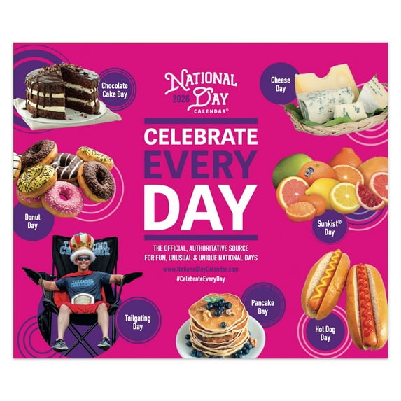 National Day OFFICIAL | 2026 6x5" Daily Desktop Box Calendar