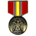 thumbnail image 1 of National Defense Mini Medal Hat, Lapel Collectors Pin 1-1/4"H x 11/16"W, 1 of 5