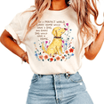thumbnail image 1 of National Dog Day Shirt, In a Perfect World Every Home Would Have a Dog Tee, Dog Lover Gift for Women, Rescue Dog Shirt, Floral Puppy Graphic T-Shirt, 1 of 6