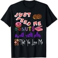 thumbnail image 1 of National Donut Doughnut Day Lover Trendy Baker Cake T Shirt, 1 of 4