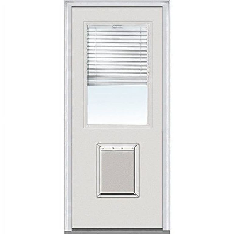 36 x 80 storm door cheap with pet door