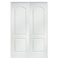 thumbnail image 1 of National Door Company ZZ364301BA Solid Core, Primed, Molded 2-Panel Archtop, Both Active, Prehung Interior Double Door, 60"x96" 60" x 96", 1 of 2