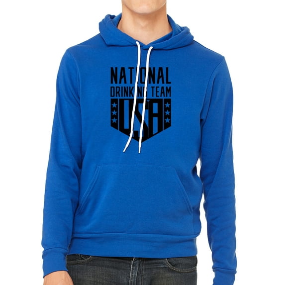 National Drinking Team Hoodie, USA Sweatshirts, Funny Drinking sweatshirts - Royal MH200HOODPATRIOT S13 XS