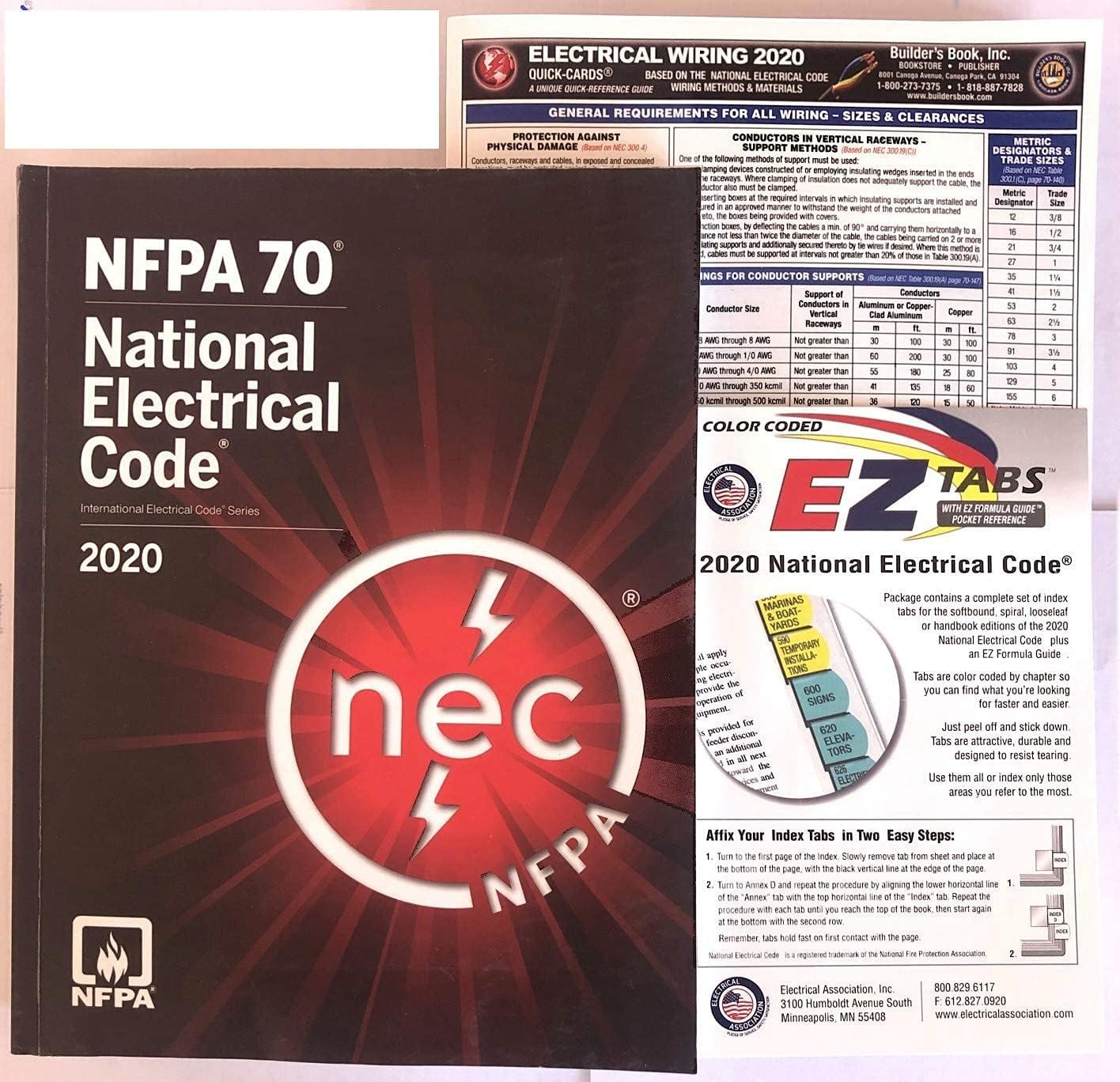 National Electrical Code 2020 (Paperback) NFPA70 with Free EZ tab