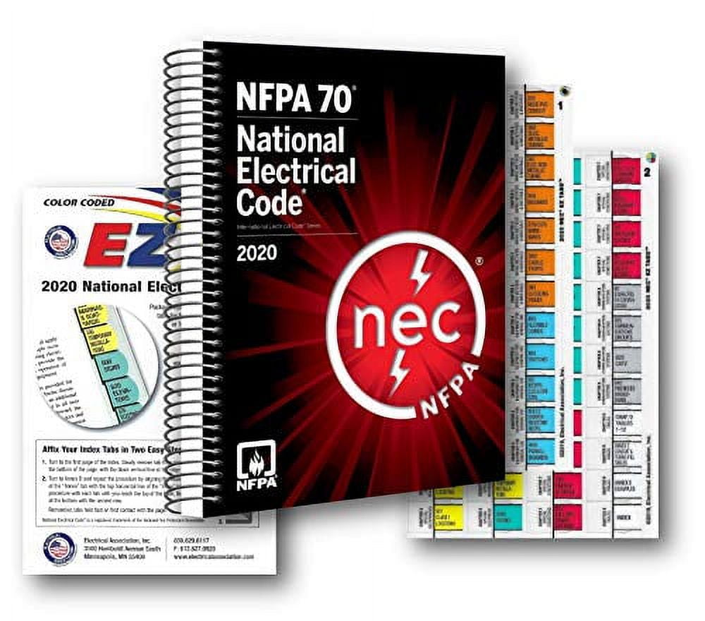 National Electrical Code 2020, Spiral Bound Version + EZ TABS FREE 45