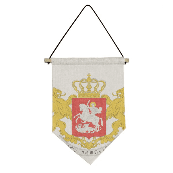 National Emblem Country Canvas Flag Hanging Wall Art Decor Banner