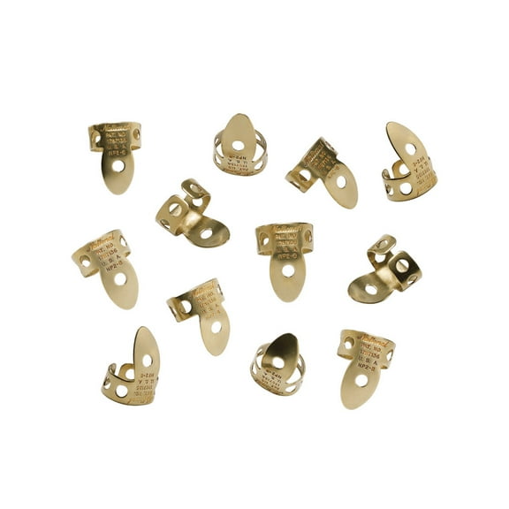 National Finger Picks - 12 Pack - Brass - From D'Addario