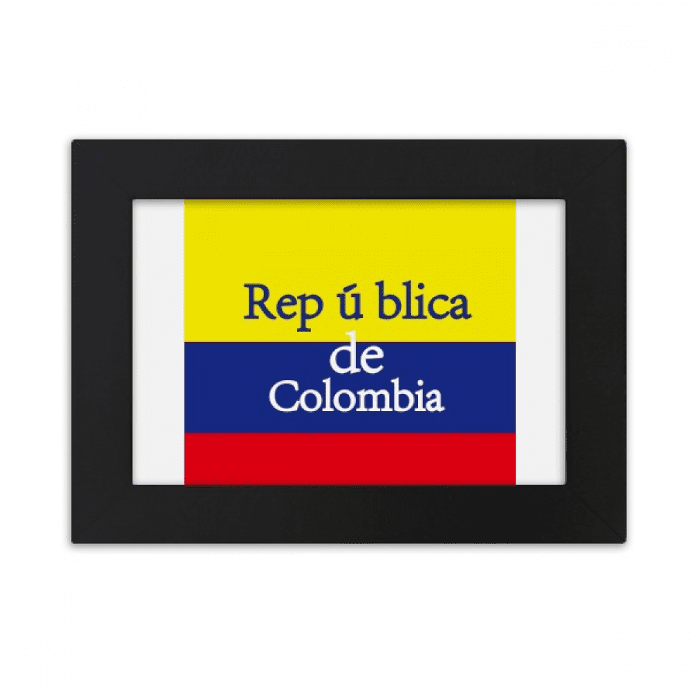 National Flag Colombia English Country Desktop Photo Frame Ornaments ...