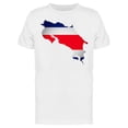 thumbnail image 1 of National Flag Costa Rica Tee Men's -Image by Shutterstock, 1 of 1