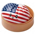 thumbnail image 1 of National Flag Dumplings Squishies, 2026 New Dumplings Stress Relief Toys,Soft Slow Rising Squishies Fidget Toys, Sensory Squeeze Stress Balls, 1 of 6