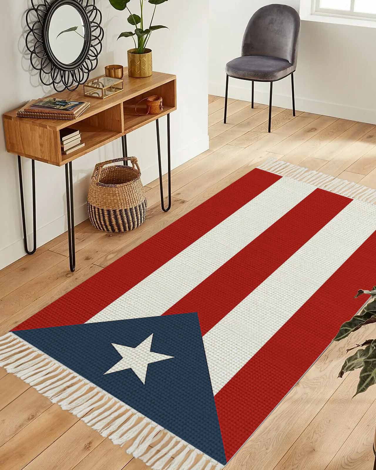 Puerto Rican Rug Designs National Flag of Puerto Rico Patriot Area Rug 3x5ft Woven Runner Rug ...