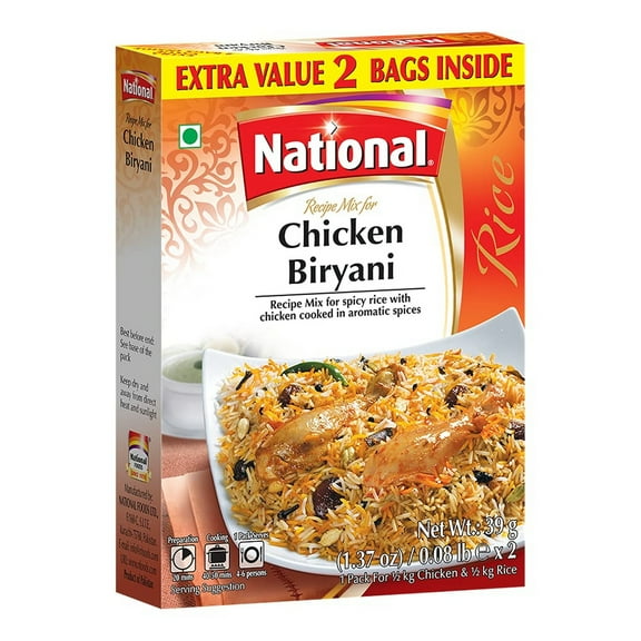 National Foods Chicken Biryani Recipe Mix 2.74 oz