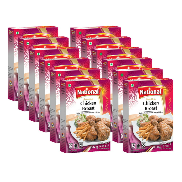 National Foods Chicken Broast Batter Mix 3.42 oz (97g)