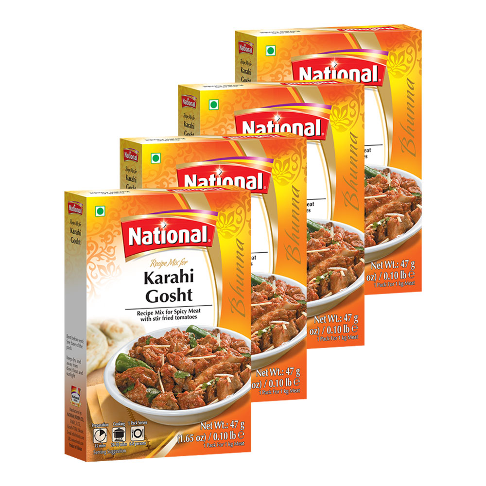 National Foods Karahi Gosht Recipe Mix 1.65 oz (47g) | Traditional ...