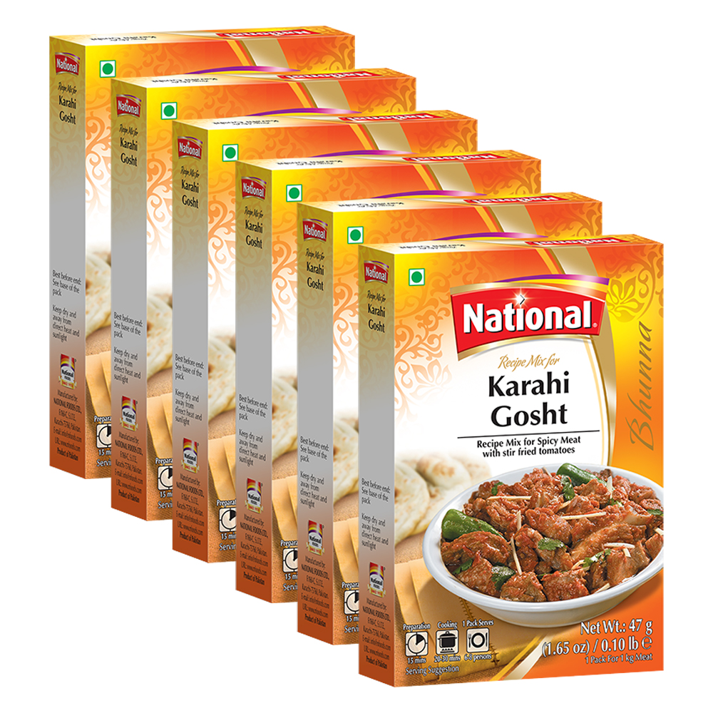 National Foods Karahi Gosht Recipe Mix 1.65 oz (47g) | Traditional ...