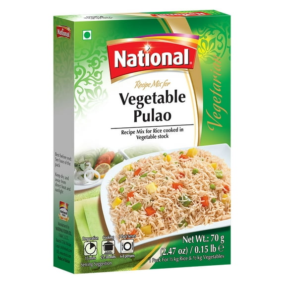 National Seasoning Mix Vegetable Pulao 70g