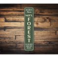 thumbnail image 1 of National Forest Vertical Novelty Decor, Metal Wall Sign - 4x18 Inches, 1 of 4