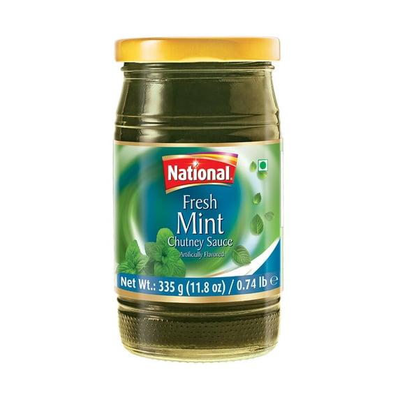National Fresh Mint Chutney Sauce 335ml