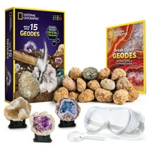 National Geographic 15 Premium Geodes STEM Geology Science Kit for Kids and Adults
