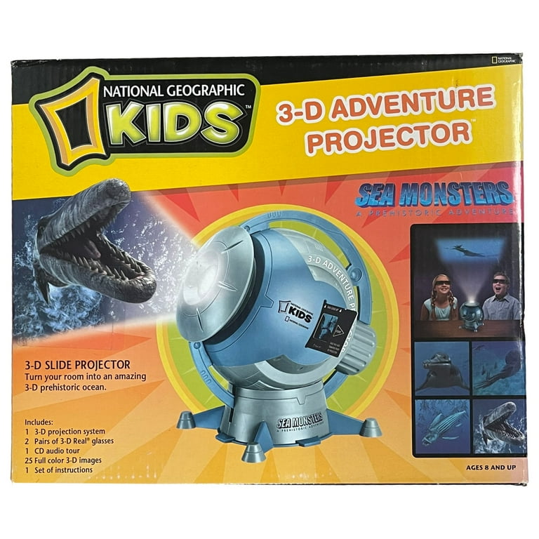 National Geographic 3-D Adventure Projector with 3D Slides, Sea