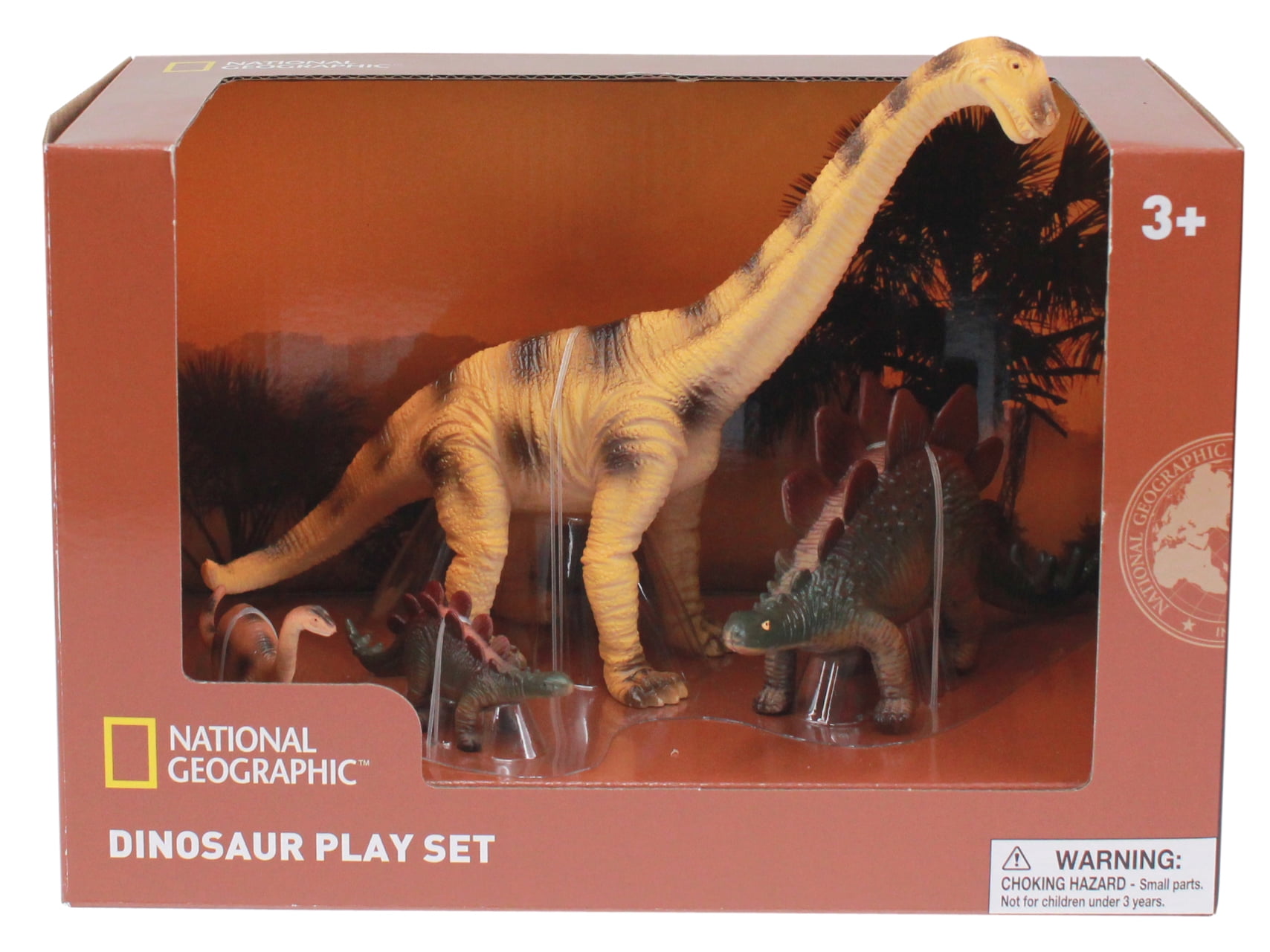 National Geographic 4 Dinosaur Figurines