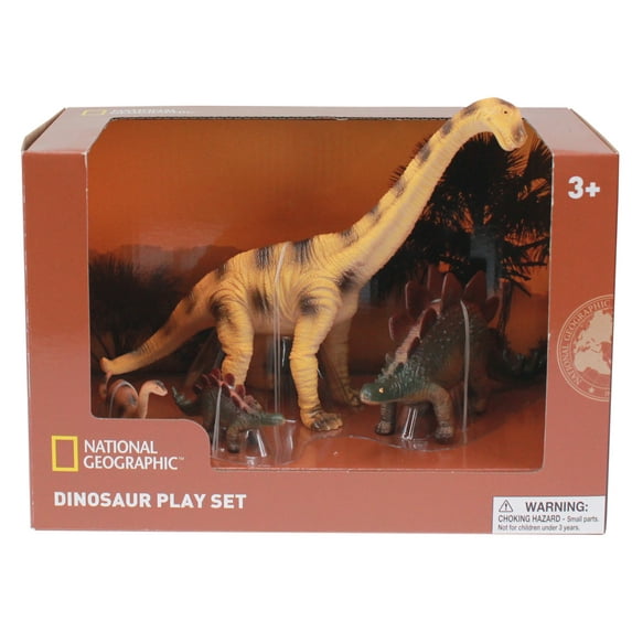 National Geographic 4 Dinosaur Figurines