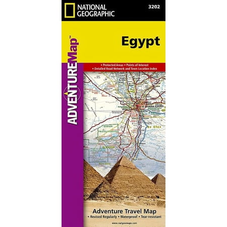 National Geographic Adventure Map Egypt Map, Book 3202, (Paperback)