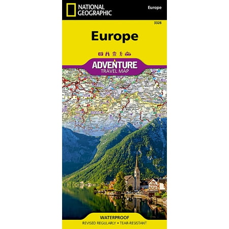National Geographic Adventure Map Europe Map, Book 3328, (Paperback)