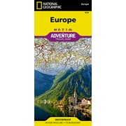 National Geographic Adventure Map Europe Map, Book 3328, Paperback