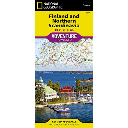 National Geographic Adventure Map Finland and Northern Scandinavia Map, Book 3300, (Paperback)