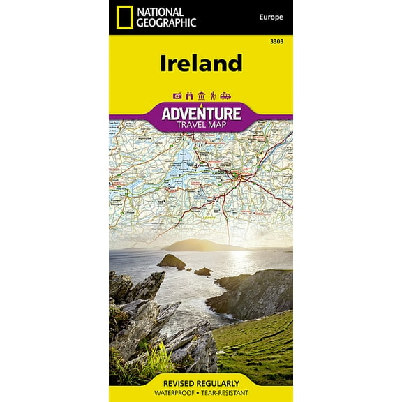 National Geographic Adventure Map Ireland: 9781566955355