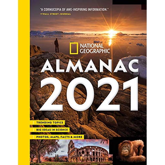 Pre-Owned National Geographic Almanac 2021: Trending Topics - Big Ideas in Science - Photos, Maps, Facts & More (Paperback) 142622155X 9781426221552