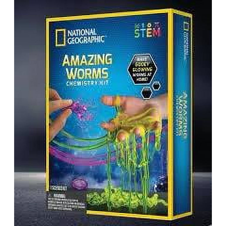 LOOKME 目玉商品セット　ナルスゲンシリーズ National Geographic Amazing Worms Chemistry Kit - Kid's Earth